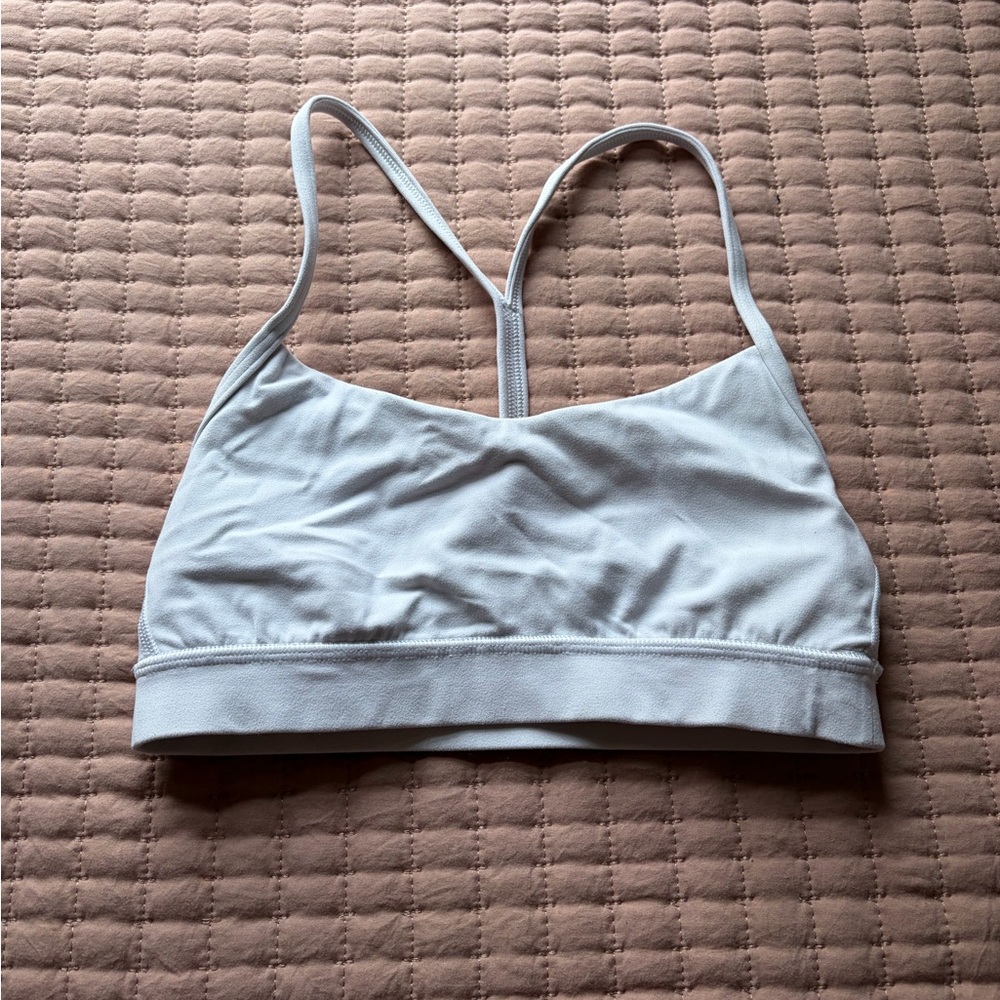 Lululemon Flow Y Bra in White